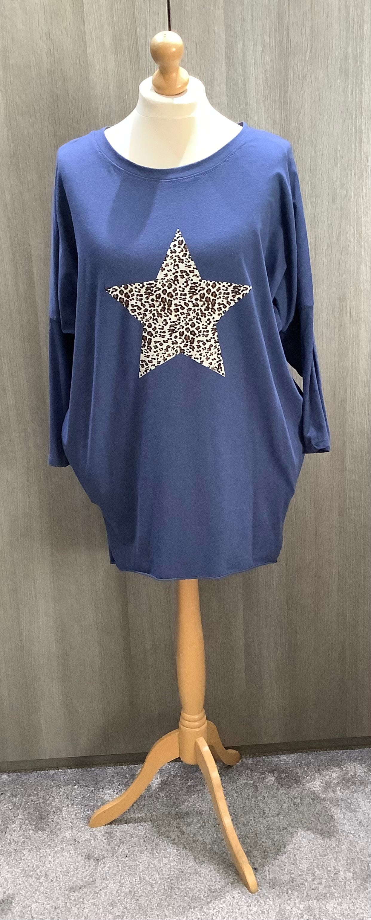 Leopard Print Star Tunic