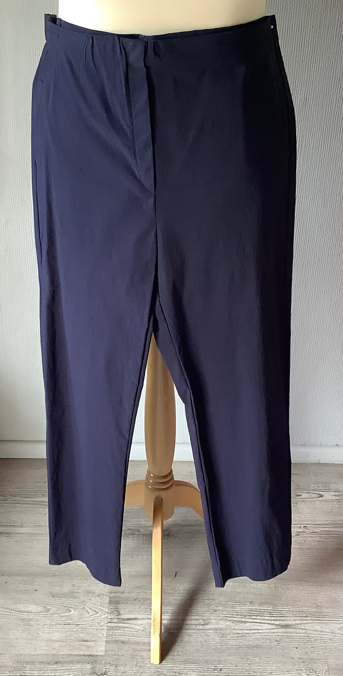 Straight legged trousers