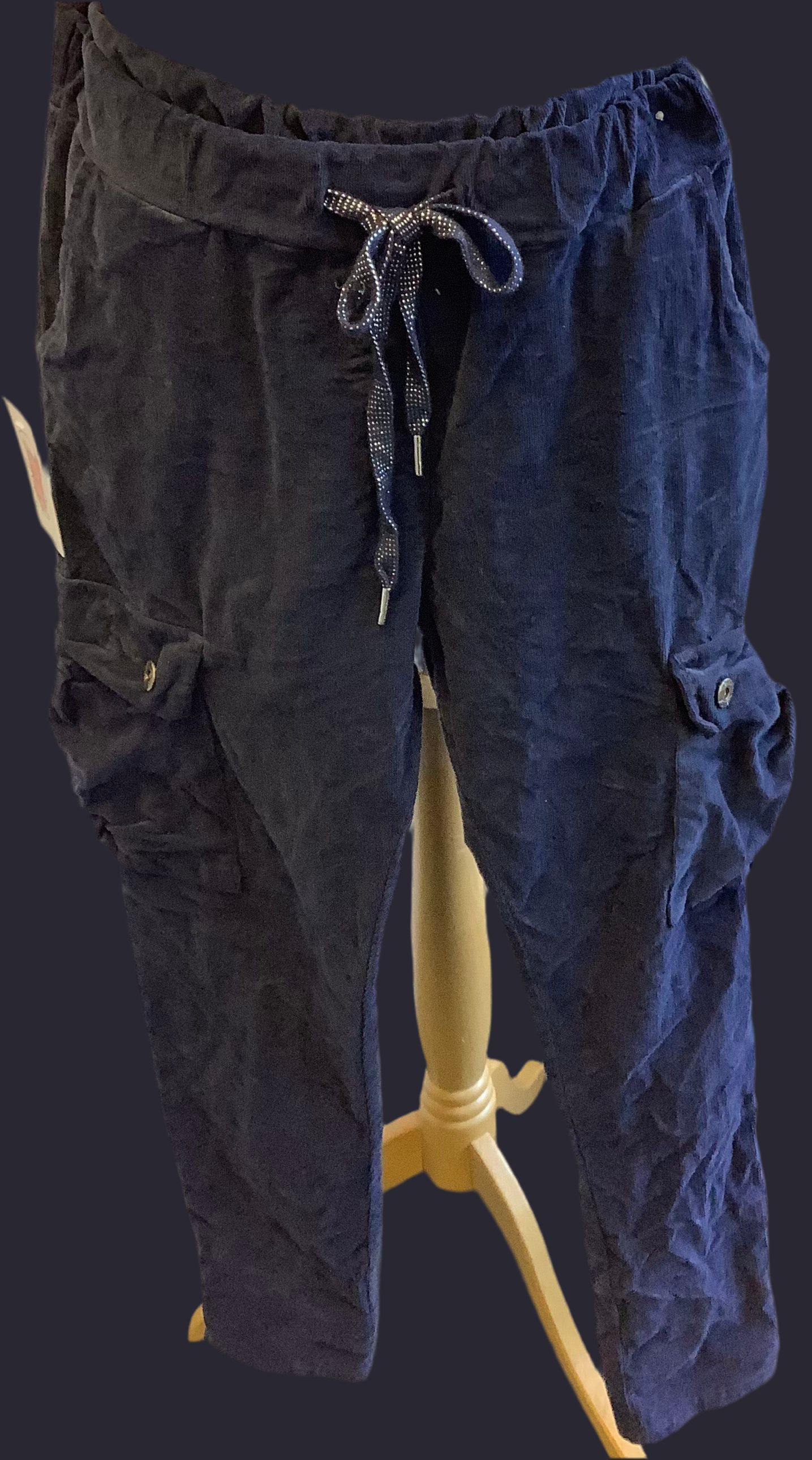 Corduroy combat trousers