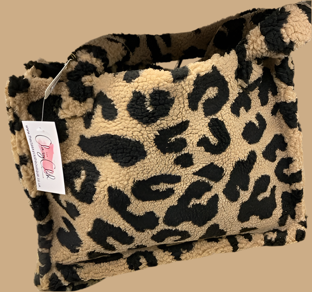 Leopard box bag