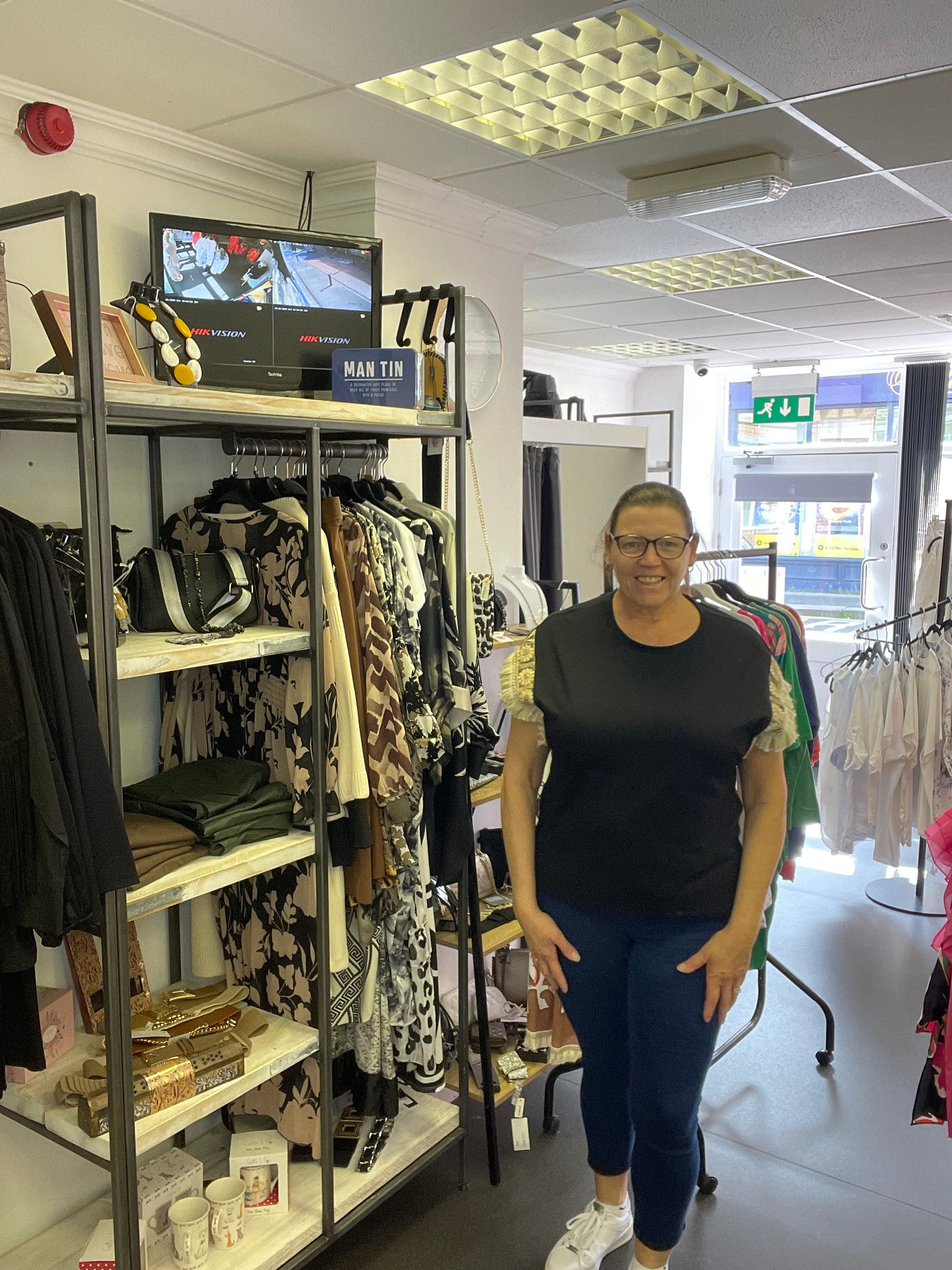 Italian cap sleeve t shirt with lace flower and tassel detail