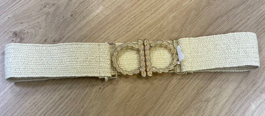 Woven belt with Gold Fastening