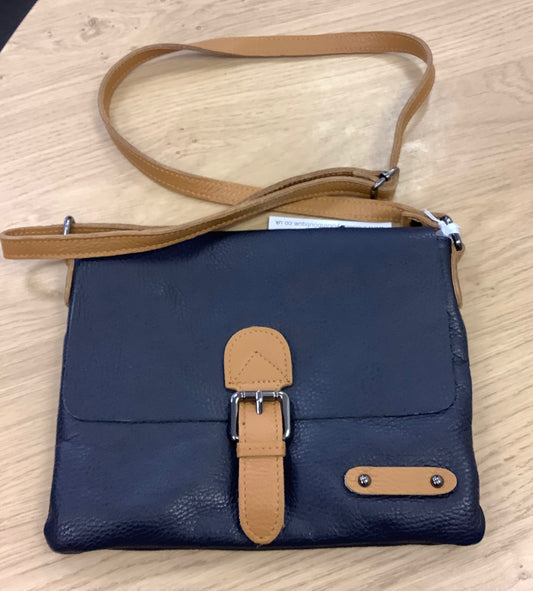 Two Tone Leather Satchel bag