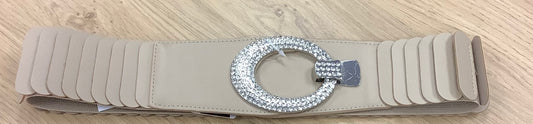 Diamanté clasp belt