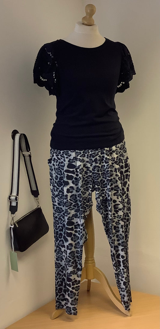 Malissa J Leopard Print Trousers