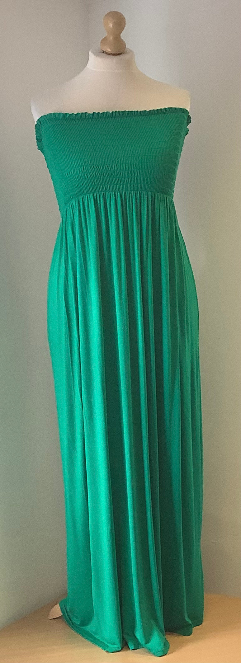 Shired maxi boob tube dress