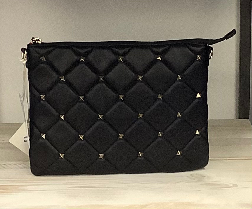 Malissa J quilted clutch bag